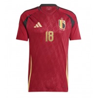 Camiseta Bélgica Orel Mangala #18 Primera Equipación Replica Eurocopa 2024 mangas cortas